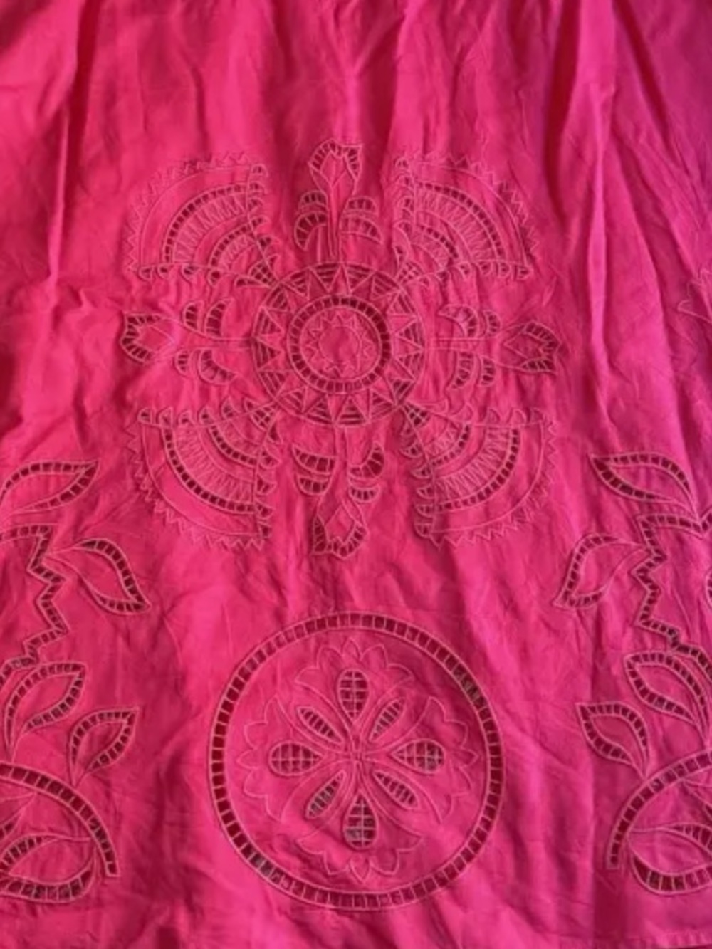 MISA Los Angeles Analisse Eyelet Midi Skirt - Picture 3 of 3
